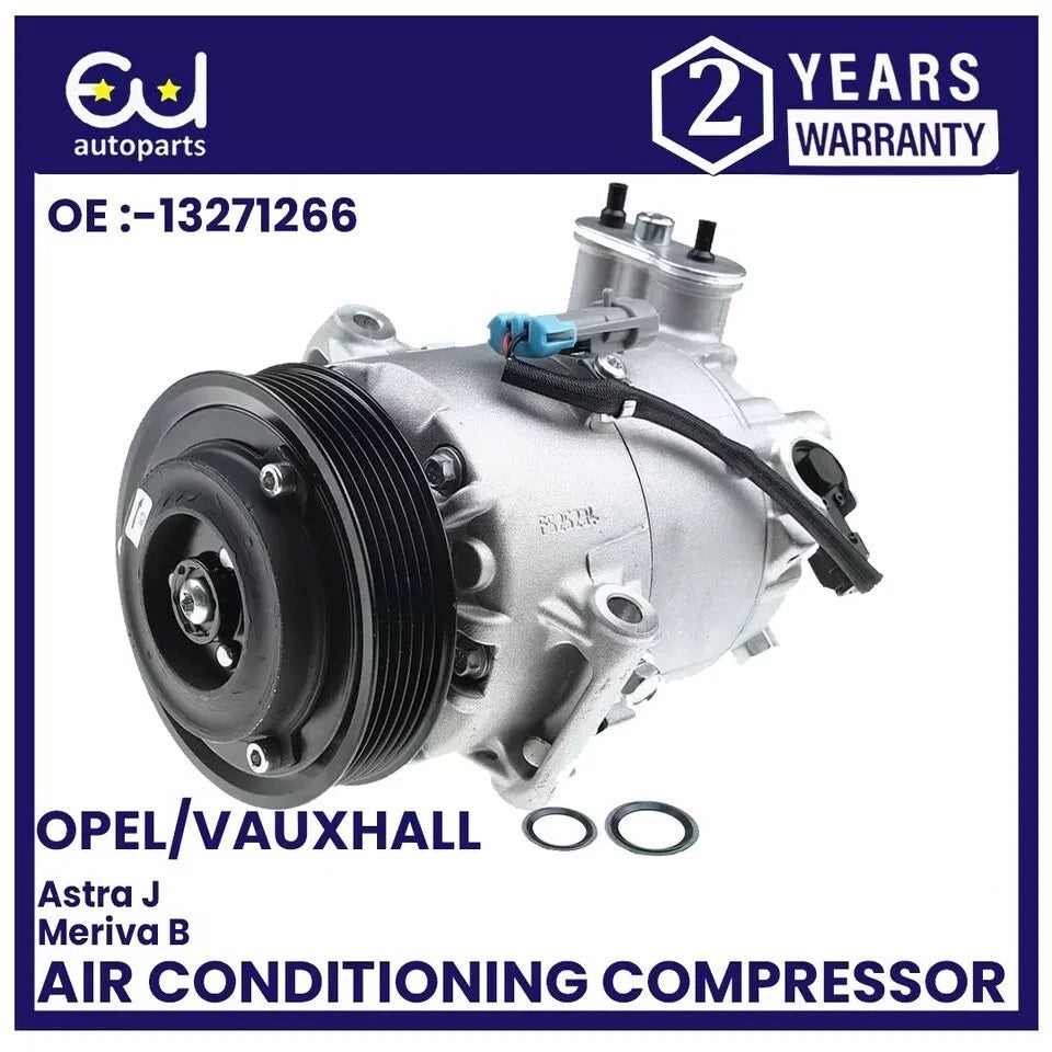 AIR CON A/C COMPRESSOR FOR VAUXHALL OPEL ASTRA J MK6 P10 MERIVA B MK2 1.3 1.7L