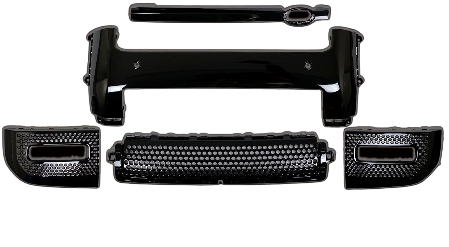 FOR LAND ROVER DEFENDER 110 2020-23 L663 FRONT BUMPER PANELS MOULDING TRIM KIT