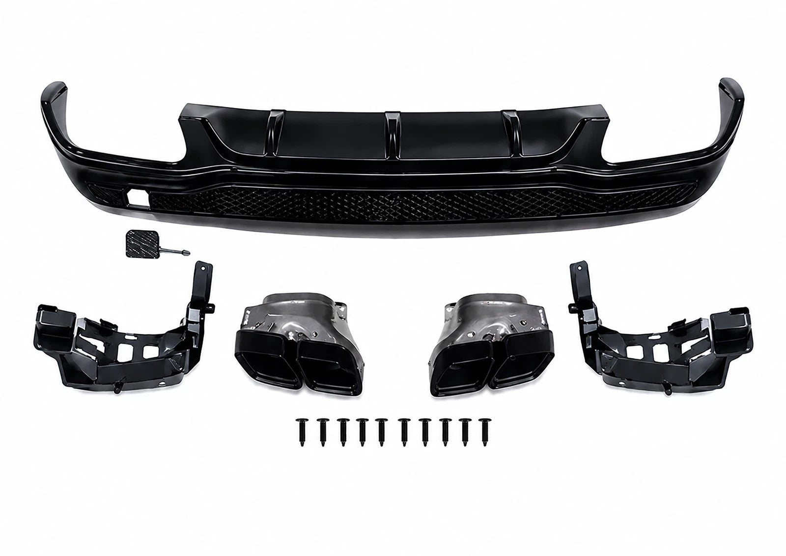 AMG E63 LOOK REAR DIFFUSER FOR MERCEDES W207 C207 COUPE A207 CABRIOLET 2013-2016