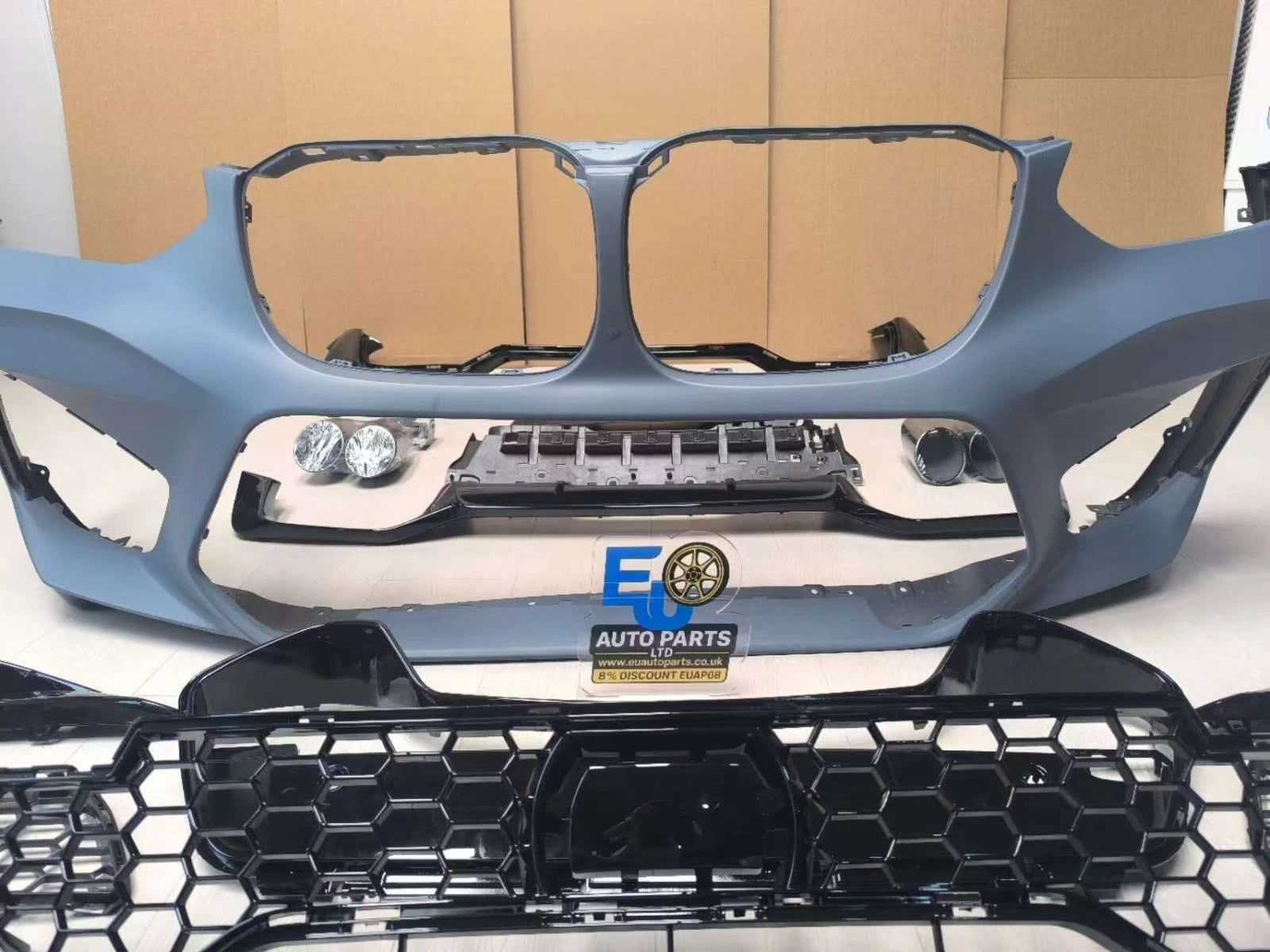 FOR BMW X4 G02 18-21 X4M F98 CONVERSION FRONT REAR BUMPER BODY KIT REAR DIFFUSER