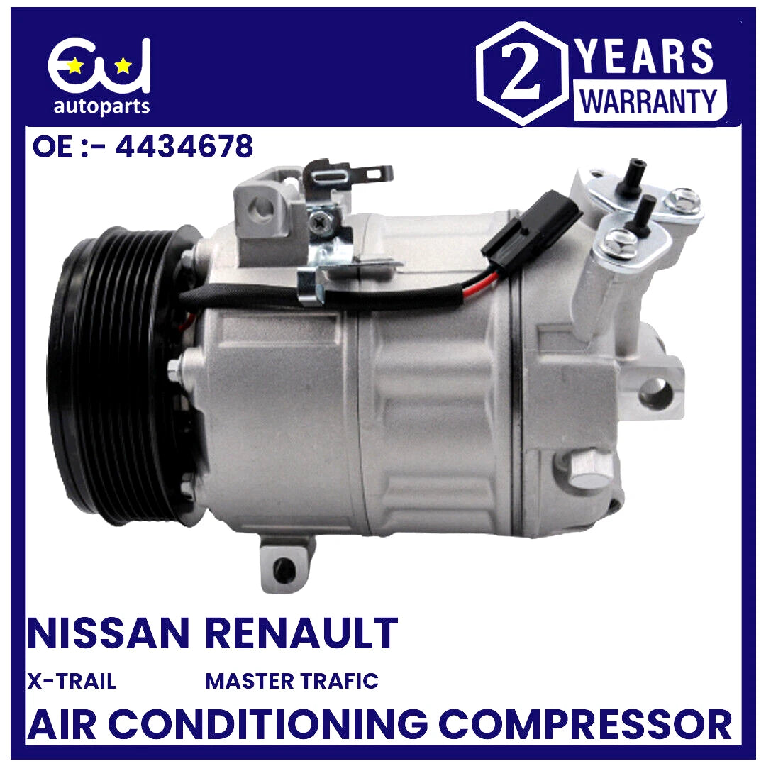 AIR CON AC COMPRESSOR FOR OPEL VAUXHALL VIVARO MOVANO NISSAN RENAULT TRAFIC MK2
