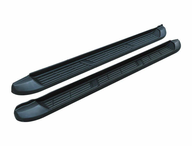 SIDE STEPS RUNNING BOARDS PAIR FOR TOYOTA HILUX MK8 2016 ONWARDS 100% OEM STYLE