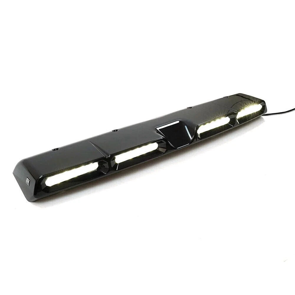 ROOF LED LIGHT BAR LAMP COVER LIGHTS SPOILER BLACK FOR FORD RANGER T9 2022 ON