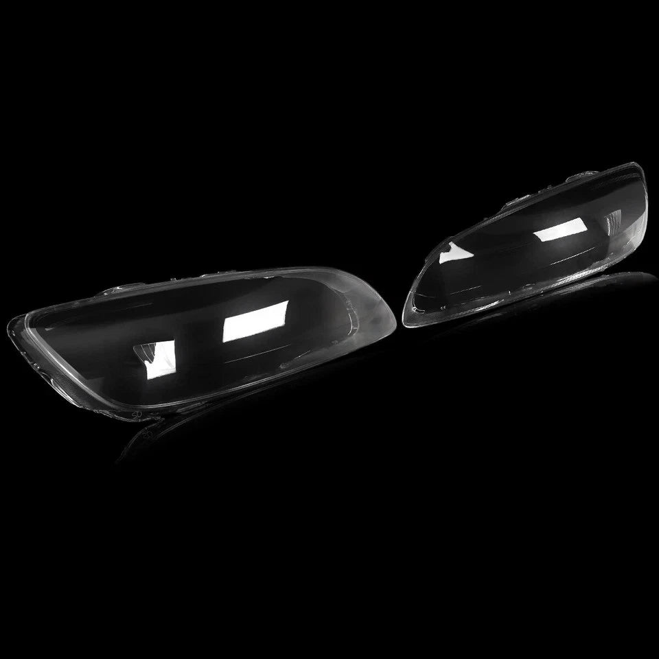 FOR VOLVO S60 MK2 134 LEFT RIGHT SIDE PAIR FRONT HEADLIGHT LAMP LENS COVER 14-18