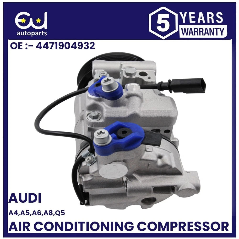 AIR CON AC COMPRESSOR PUMP FOR AUDI A4 B8 8K A5 8T A6 C5 A8 Q5 8RB DCP02014