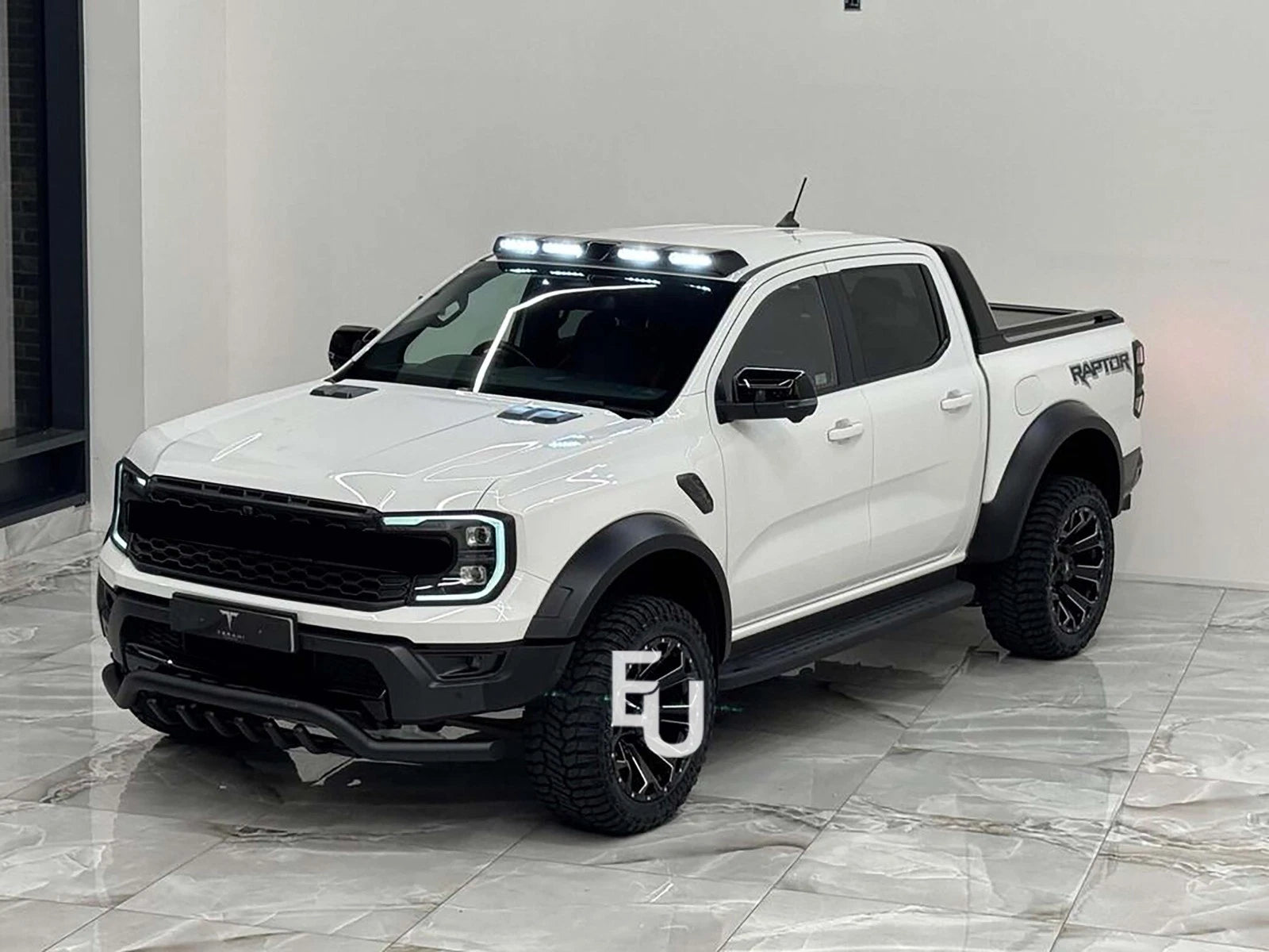 WHEEL ARCHES WIDE BODY KIT MATTE BLACK FENDERS FOR FORD RANGER T9 RAPTOR 2023+