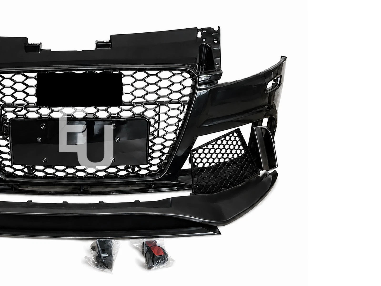TTRS LOOK CONVERSION FRONT BUMPER BODY KIT FOR AUDI TT MK2 8J 07-14 W/GRILLE