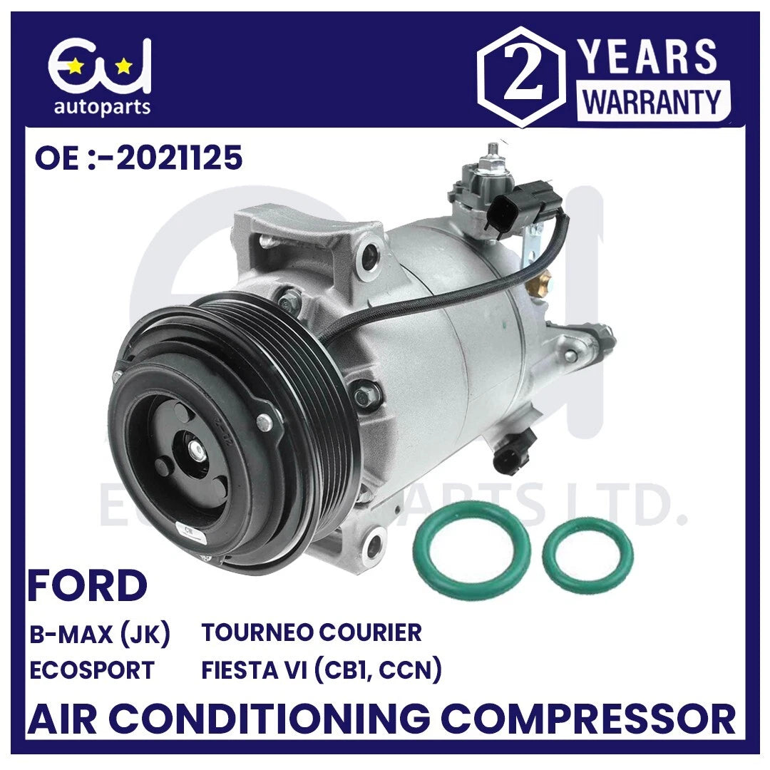 AIR CONDITIONING AC COMPRESSOR FOR FORD B-MAX FIESTA TRANSIT COURIER 1.0 ECOBOST