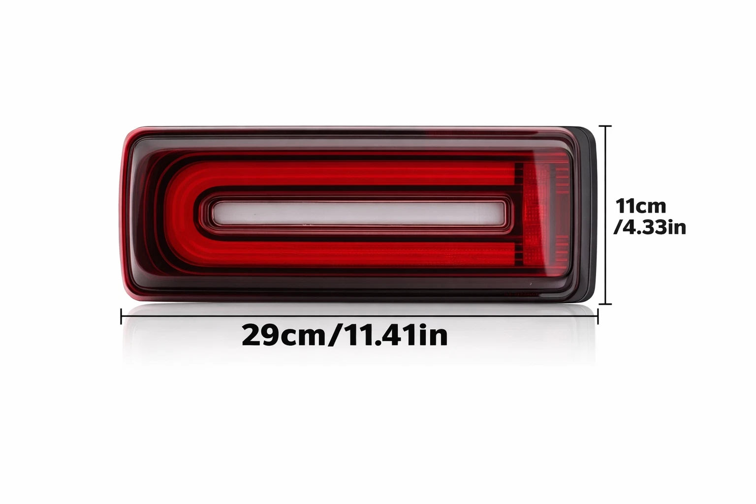 FOR MERCEDES BENZ G CLASS G500 W463 BRAKE LED TAIL LIGHT LAMP SET 1990-2018