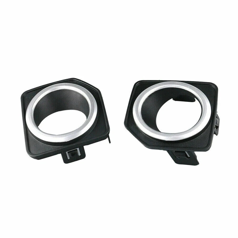 CHROME FRONT FOG LIGHT LAMP BEZEL COVER FOR LAND ROVER DISCOVERY 4 L319 2015-18
