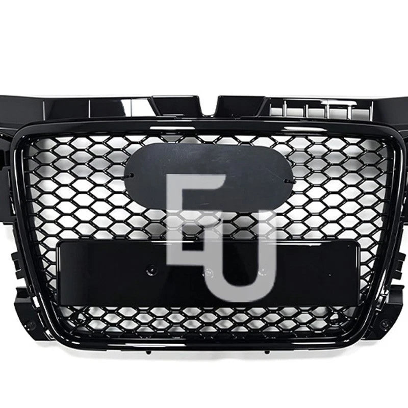 RS3 STYLE FRONT HONEYCOMB RADIATOR GLOSS GRILLE GRILL FOR AUDI A3 S3 8P 08-12