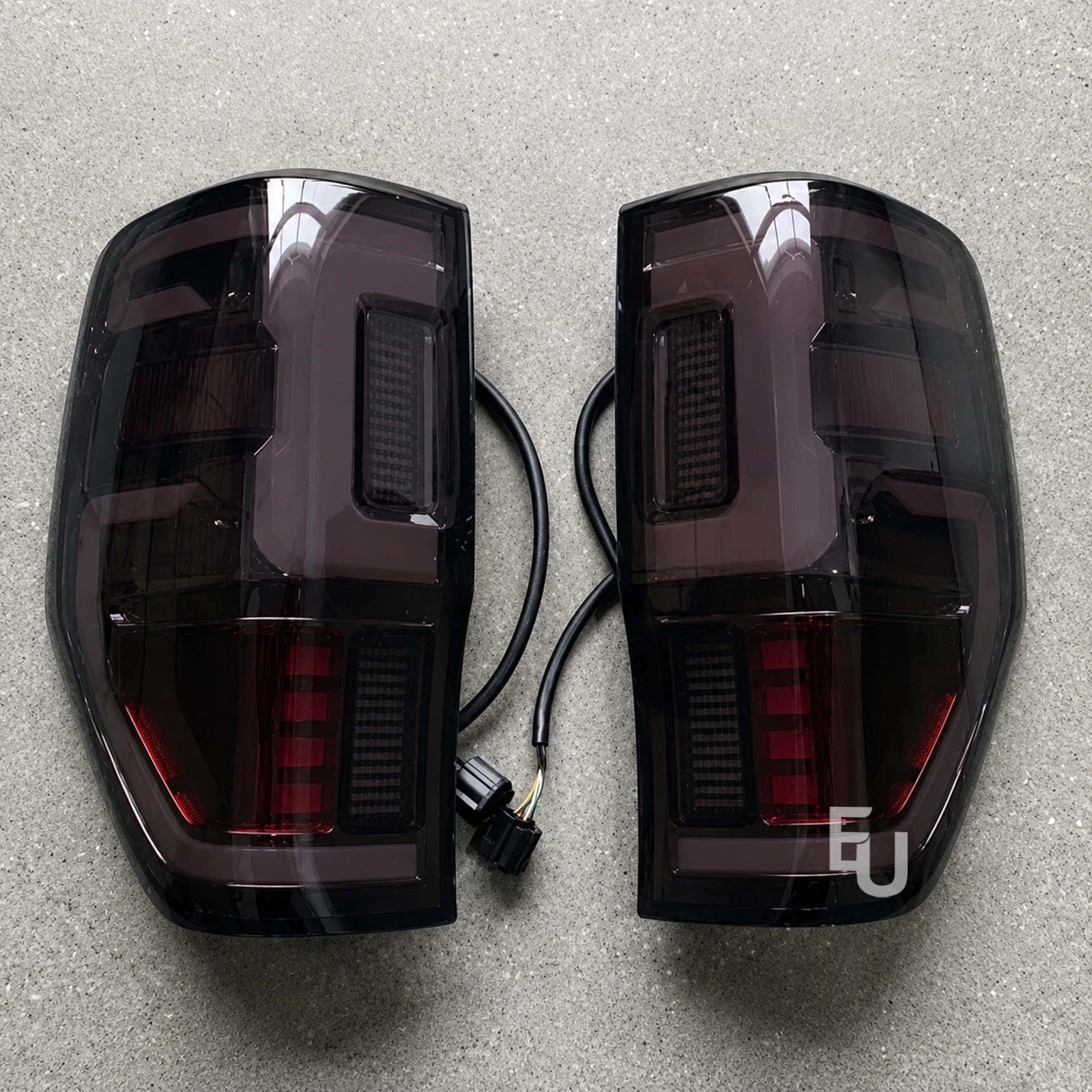 2X LED SMOKED REAR TAIL LIGHT LAMPS FOR FORD RANGER T6 PX1 T7 PX2 T8 PX3 2011-22