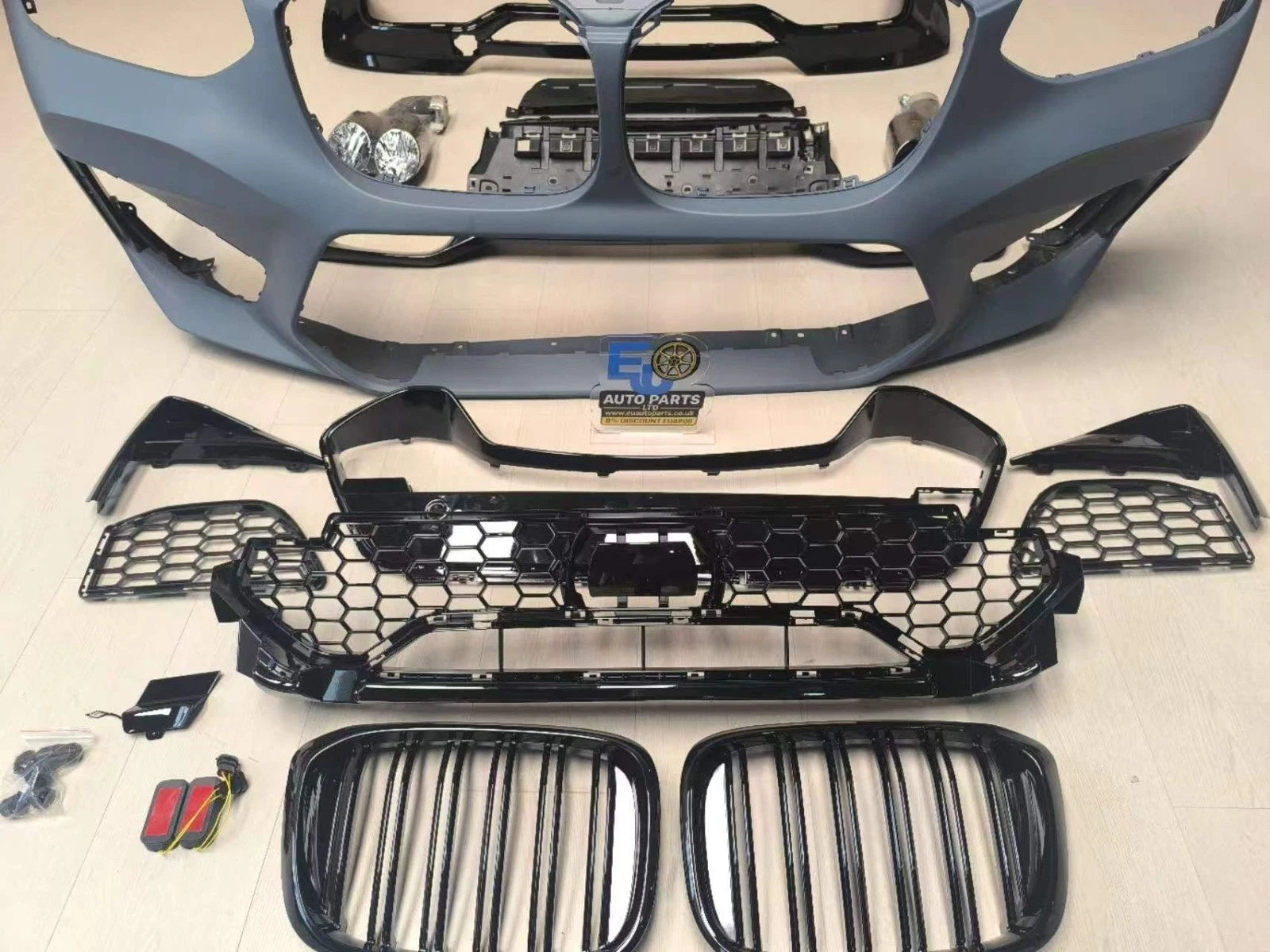 FOR BMW X4 G02 18-21 X4M F98 CONVERSION FRONT REAR BUMPER BODY KIT REAR DIFFUSER