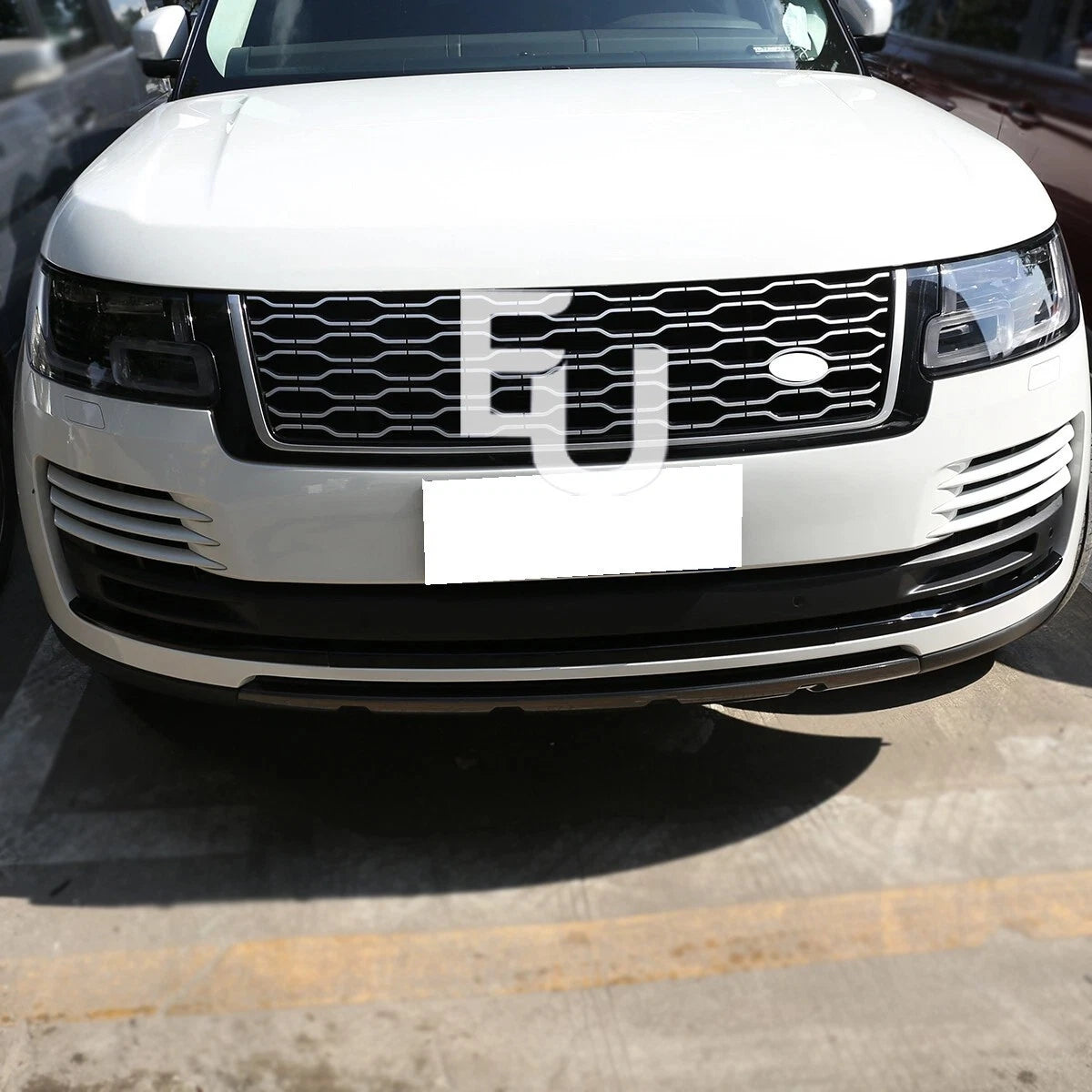 FOR RANGE ROVER VOGUE L405 AUTOBIOGRAPHY FRONT BUMPER TRIM 3 PIECE BLACK 18-21