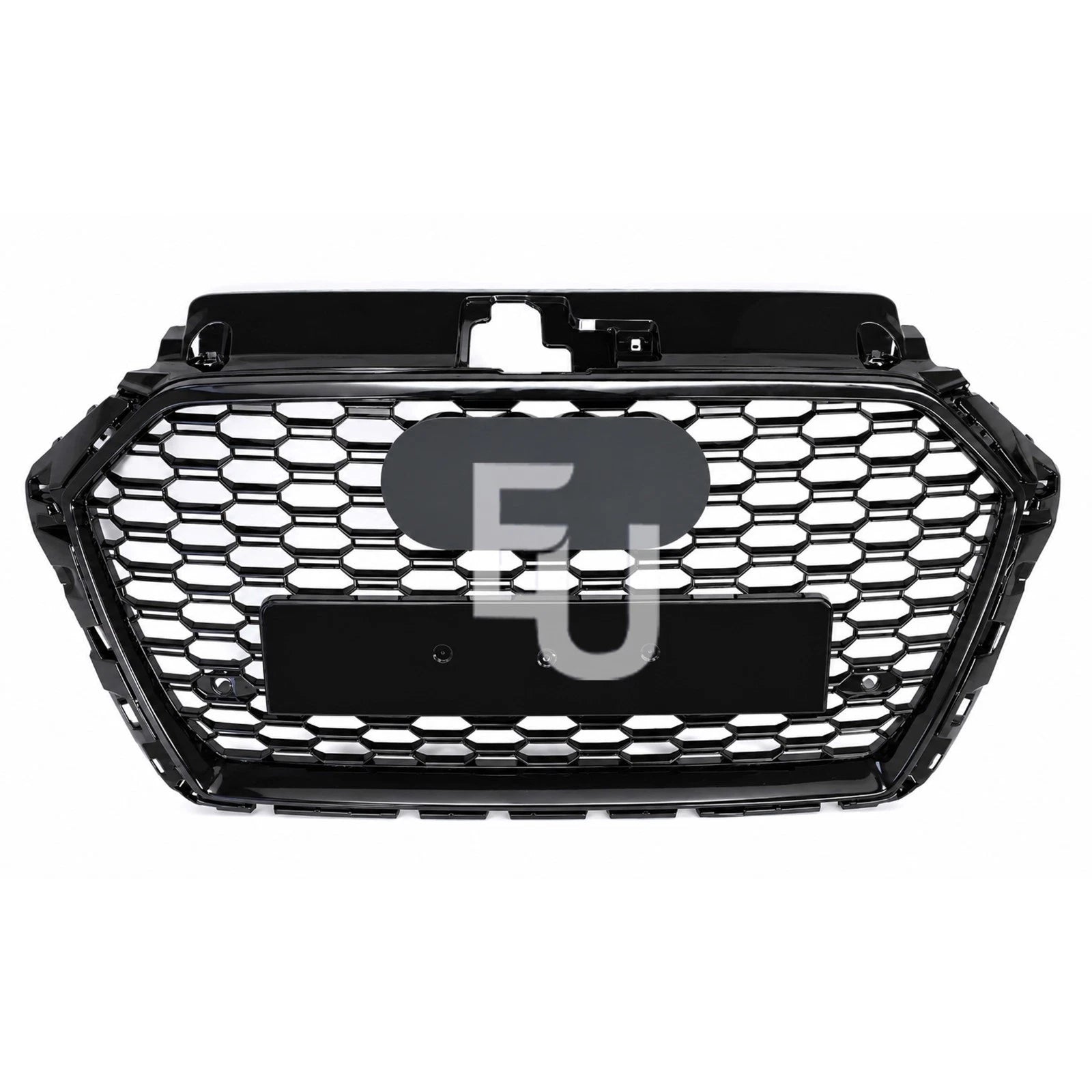 RS3 STYLE HONEYCOMB MESH FRONT GRILLE FOR AUDI A3/S3 8V FACELIFT GLOSS 2016-2019