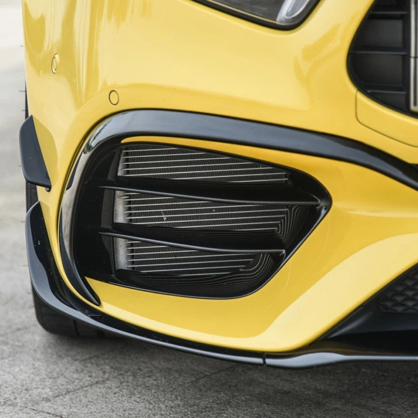 FOR MERCEDES A CLASS W177 A45 A45S AMG FRONT SPLITTER AERO KIT CANARD 2019+