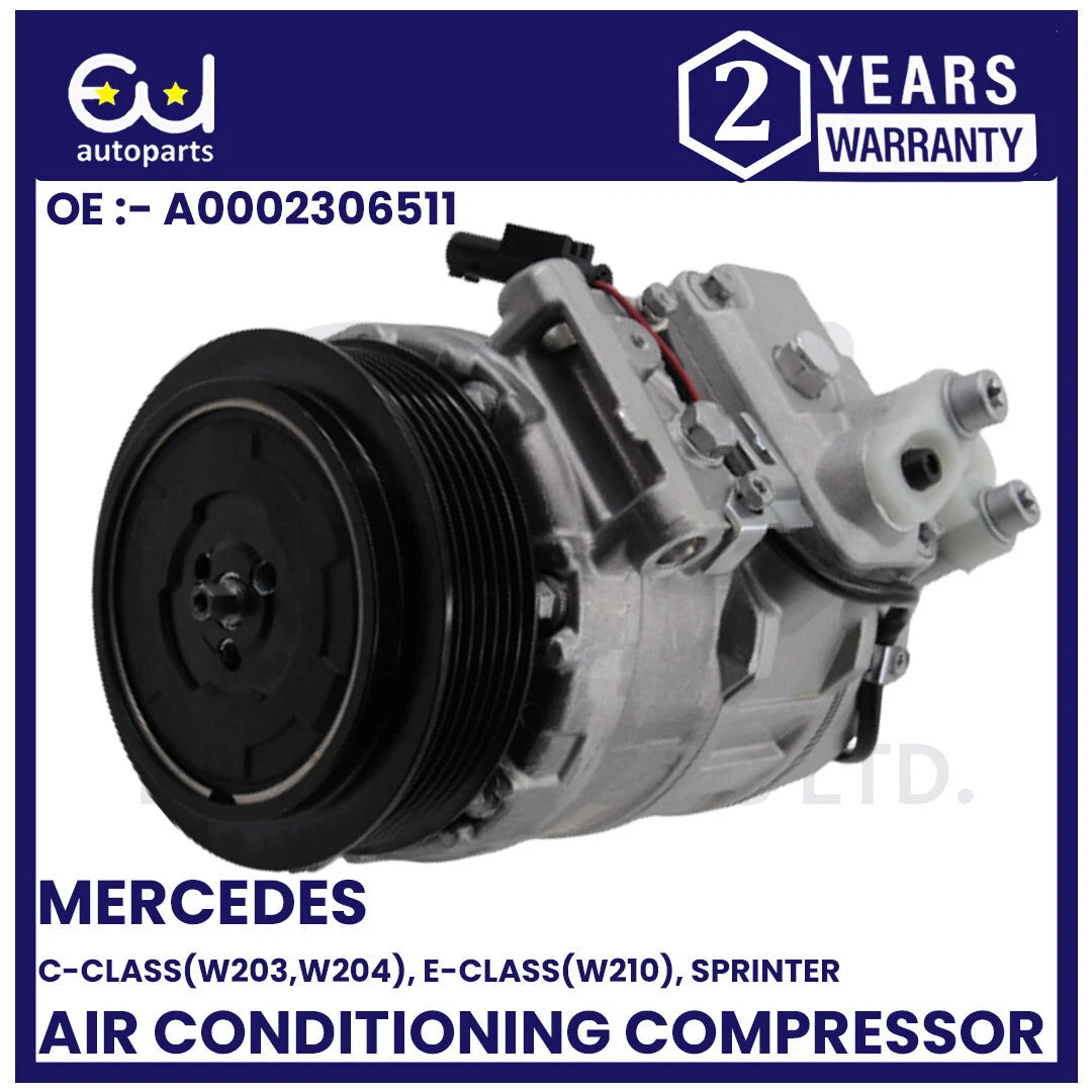 AIR CON AC COMPRESSOR PUMP FOR MERCEDES C-CLASS W203 W204 E-CLASS W211 SPRINTER