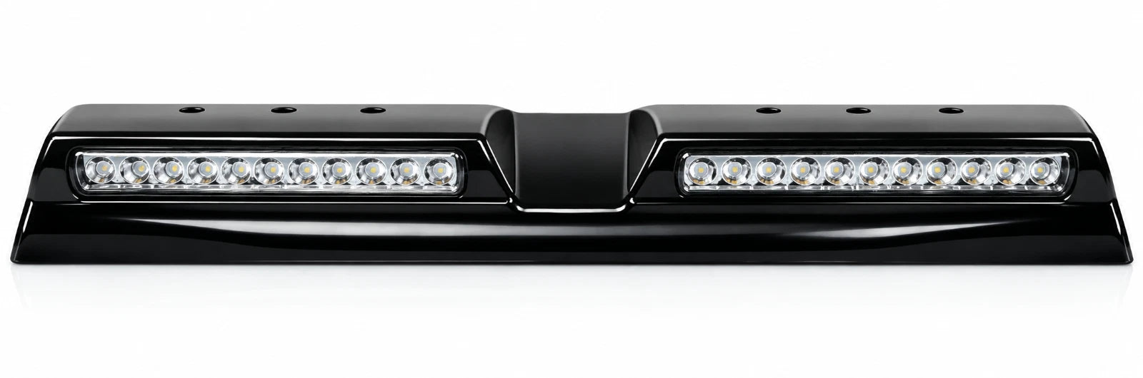 ROOF LIGHT BAR DRL LED LIGHTS GLOSS BLACK FOR NISSAN NAVARA NP300 D23 2015-2025