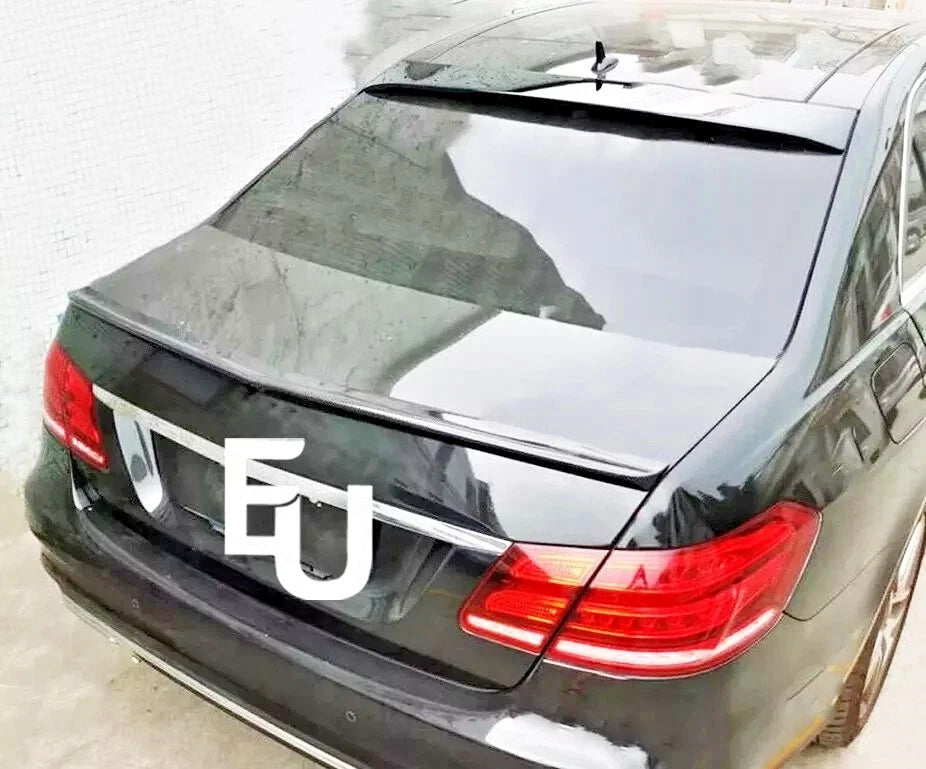 FOR MERCEDES E CLASS W212 REAR WINDOW ROOF SPOILER AMG STYLE GLOSS BLACK 09-16