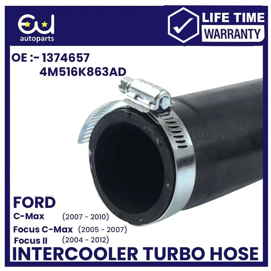 LOWER INTERCOOLER TURBO HOSE FOR FORD FOCUS MK2 & C-MAX 1.8TDCI 115BHP 1374657