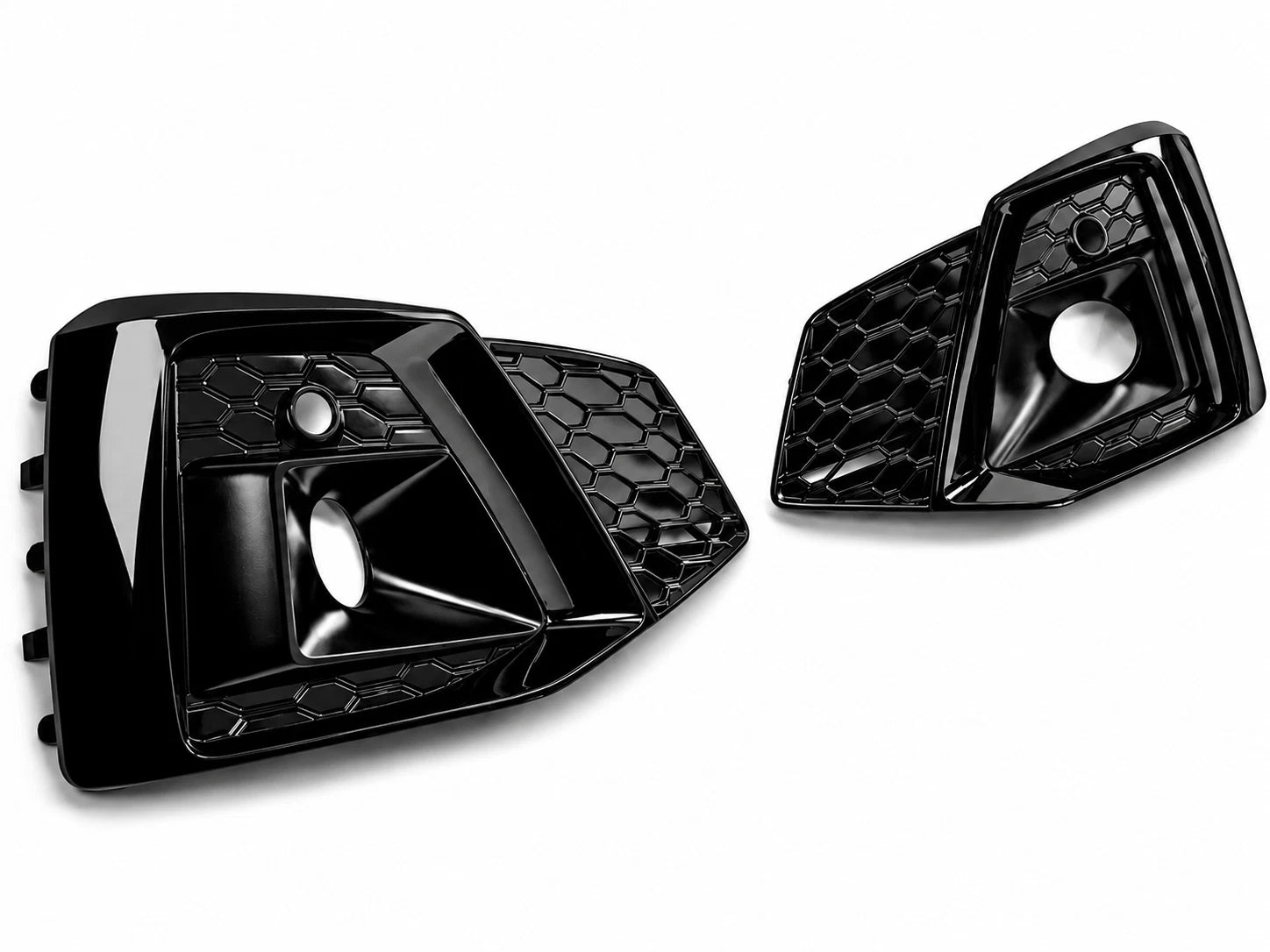 RS5 LOOK HONEYCOMB GRILLE FOG GRILL FOR AUDI A5 S5 B9.5 COUPE CABRIO HATCH 2020+