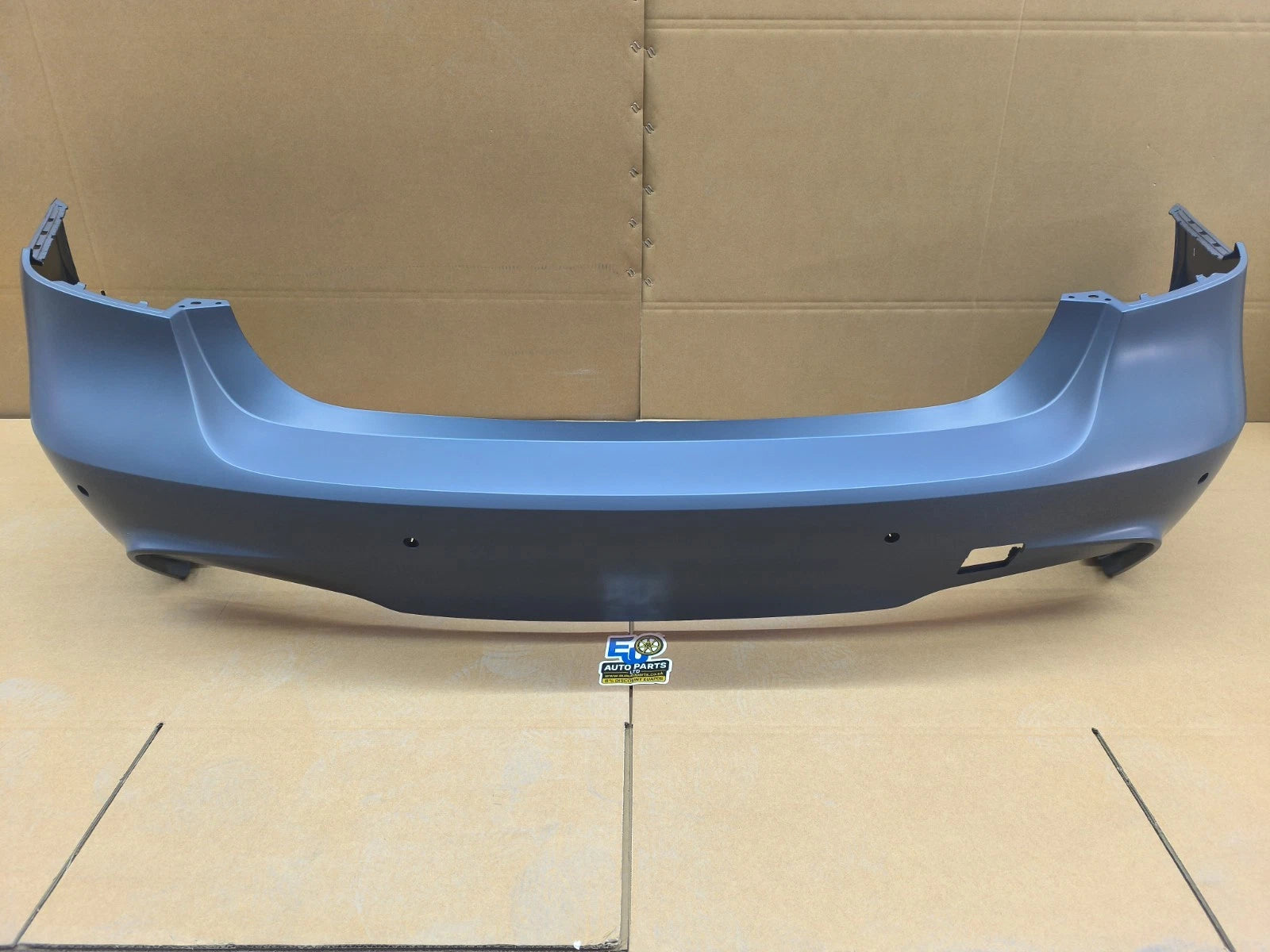 FOR BMW 3 SERIES F30 REAR BUMPER PRIMED M SPORT WITH PARKING SENSOR HOLES 11-19