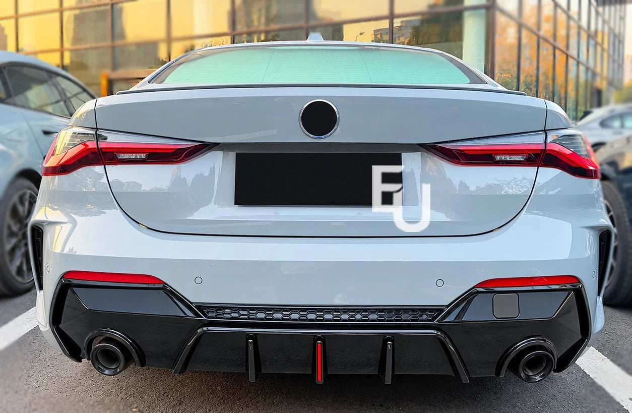 FOR BMW 4 SERIES G22 G23 BODYKIT BODY KIT FRONT SPLITTER REAR DIFFUSER W/LED 20+