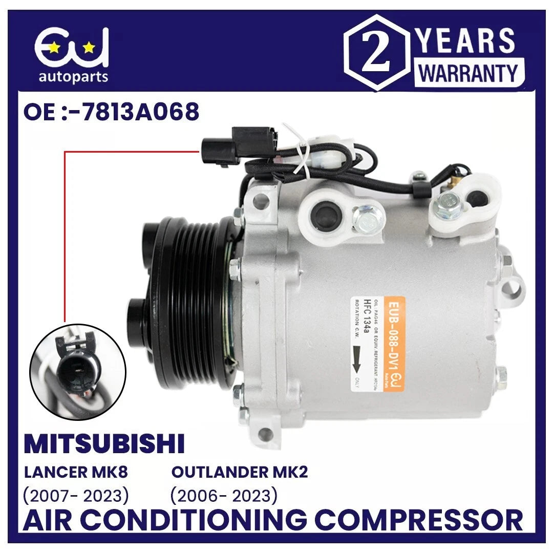 AIR CONDITIONING A/C COMPRESSOR FOR MITSUBISHI OUTLANDER II MK2 LANCER MK8