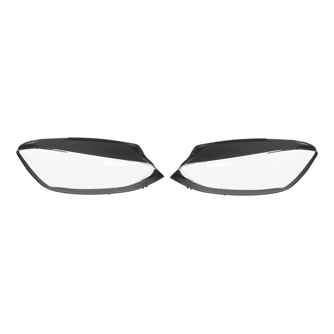 FOR VW GOLF MK7.5 FACELIFT LEFT RIGHT SIDE PAIR HEADLIGHT LENS COVER LAMP 18-20