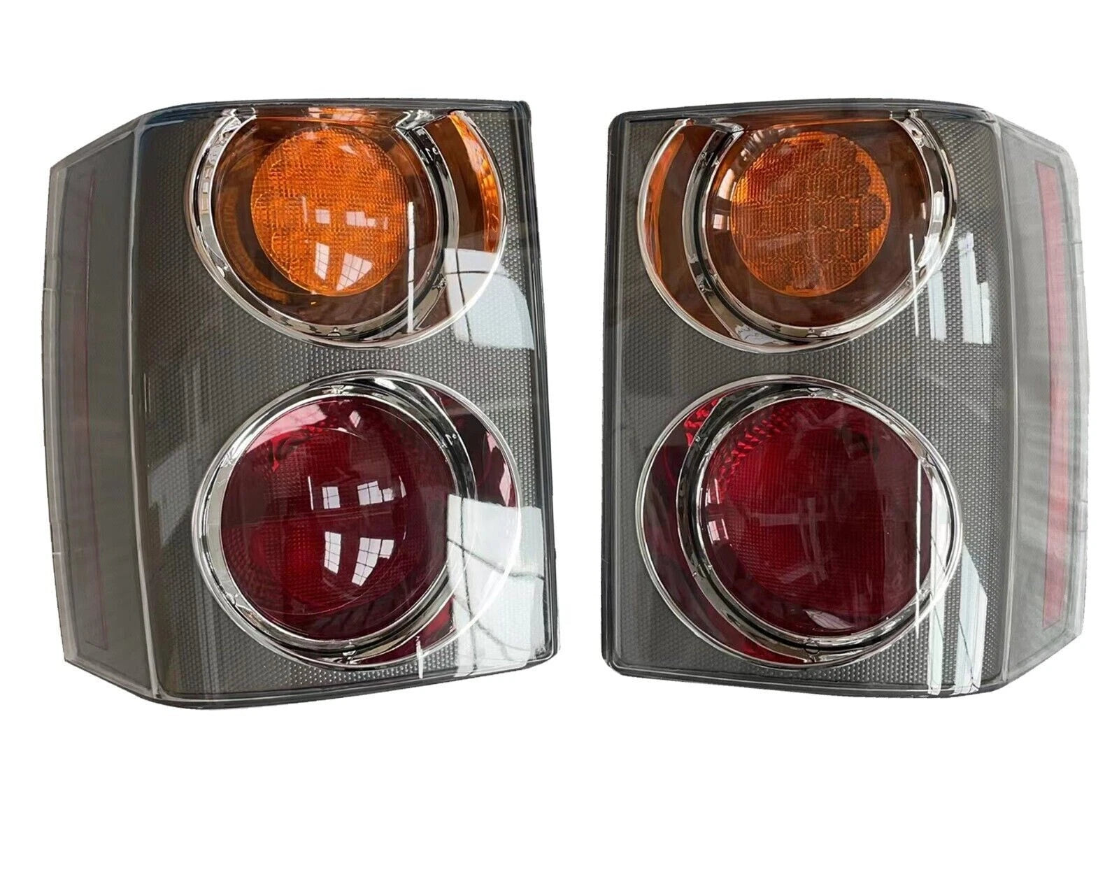 PAIR REAR TAIL LIGHT BRAKE LAMP FOR RANGE ROVER VOGUE L322 2002-2009 AMBER/RED