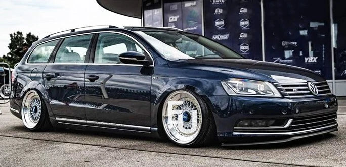 L+R PAIR FRONT CLEAR HEADLIGHT COVER LENS SHELL LAMPSHADE FOR VW PASSAT B7 10-16