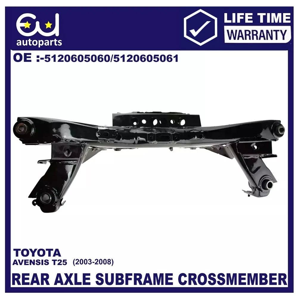 REAR AXLE SUBFRAME CROSSMEMBER FOR TOYOTA AVENSIS T25 03-08 51206-05060