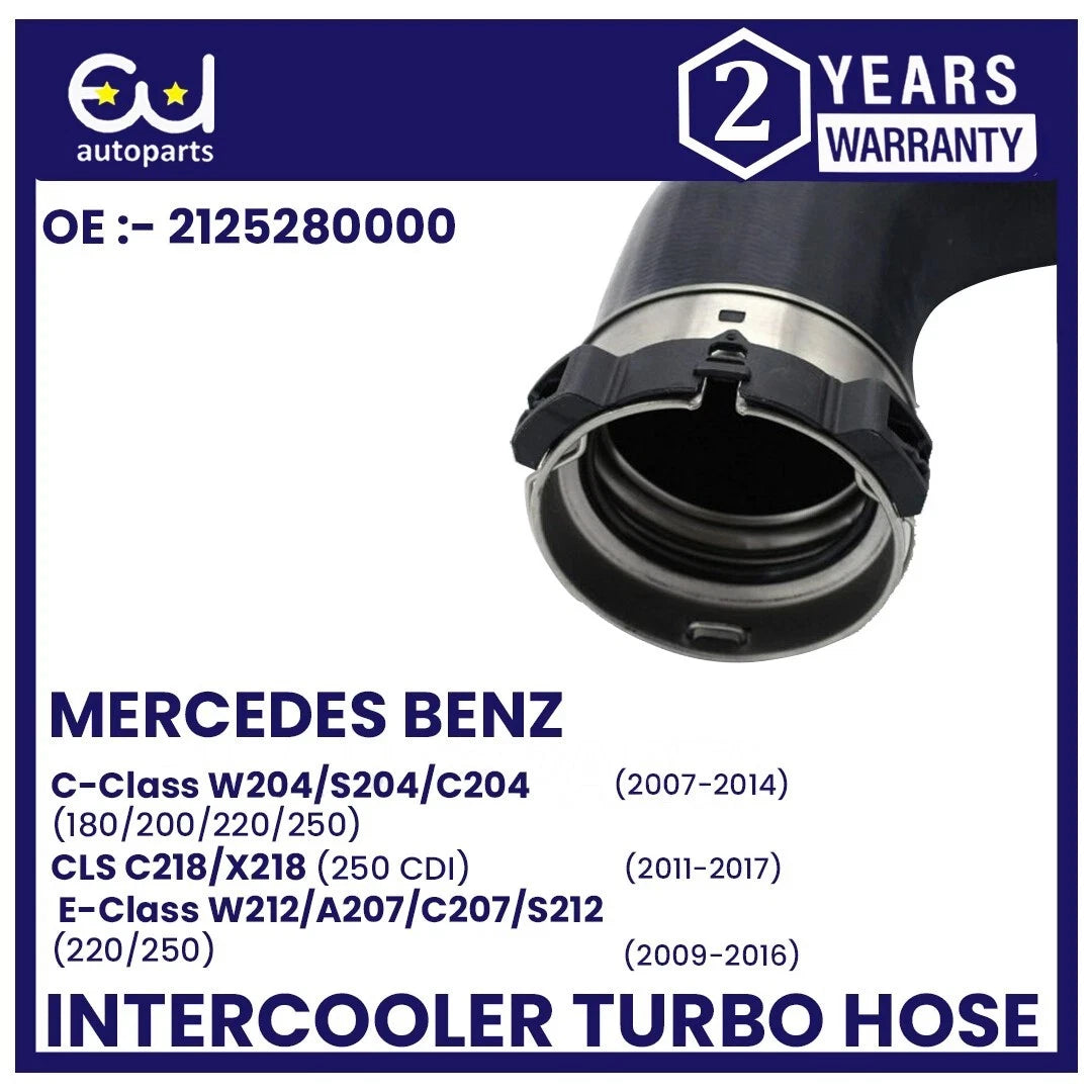 LEFT CHARGE AIR INTERCOOLER TURBO HOSE PIPE FOR MERCEDES C CLASS W204 2045282182