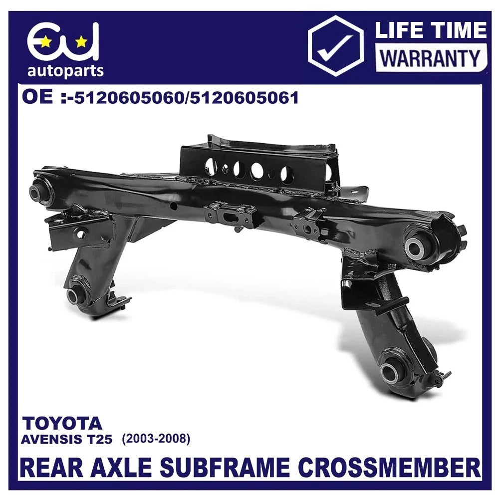 REAR AXLE SUBFRAME CROSSMEMBER FOR TOYOTA AVENSIS T25 03-08 51206-05060