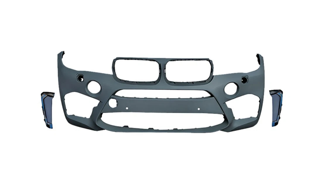 X5M F85 CONVERSION FRONT BUMPER BODYKIT W/GRILLES FOR BMW X5 F15 2014-2018