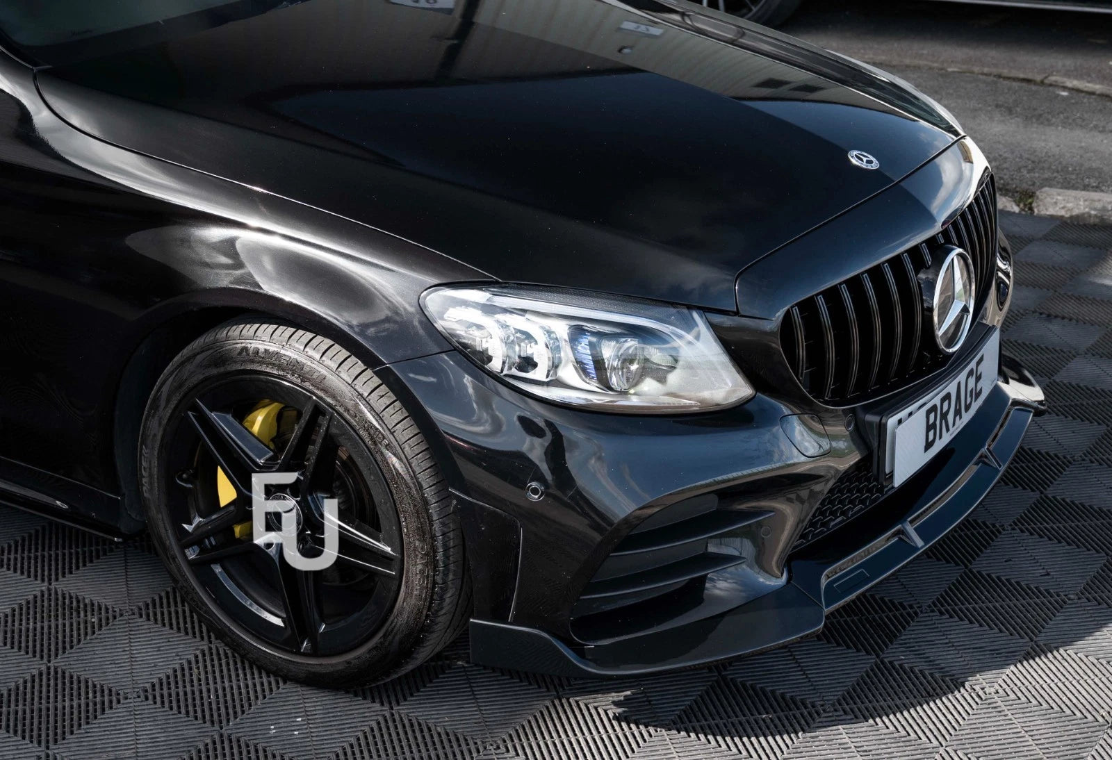 FOR MERCEDES C CLASS W205 C205 LCI AMG LINE STYLE FRONT BUMPER 2015-2022