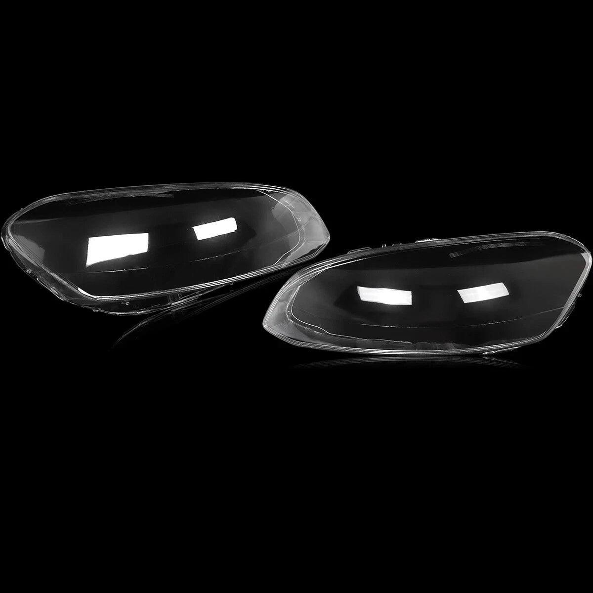 FOR VOLVO XC60 2013-17 LCI FRONT HEADLIGHT LAMP LENS COVER LEFT RIGHT SIDE PAIR