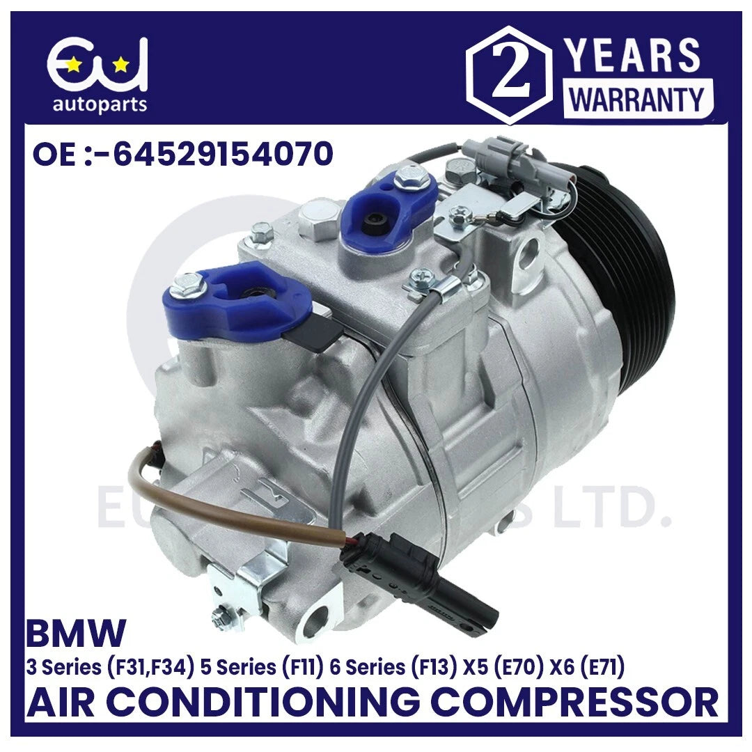 AIR CON AC COMPRESSOR FOR BMW 3 4 5 SERIES F30 F31 F80 F32 F33 F36 X6 E71 E72