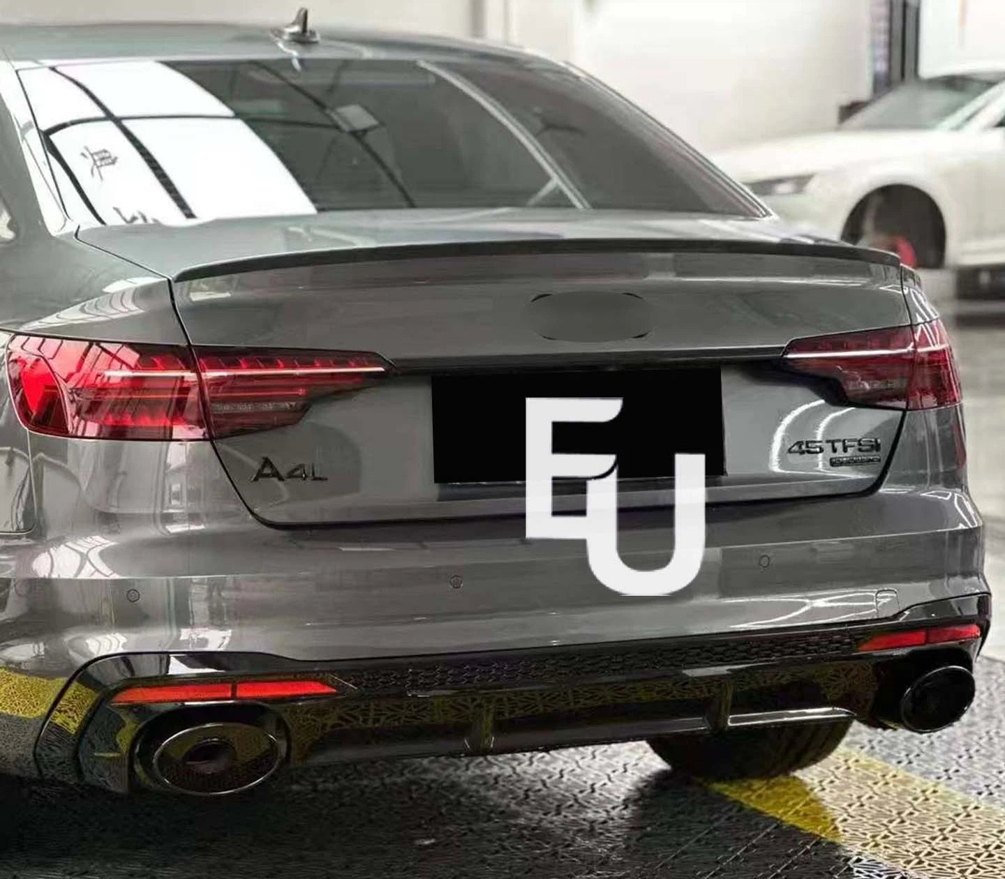 FOR AUDI A4 S4 B9.5 8W S-LINE RS4 LOOK REAR BUMPER DIFFUSER HONEYCOMB 2020-24