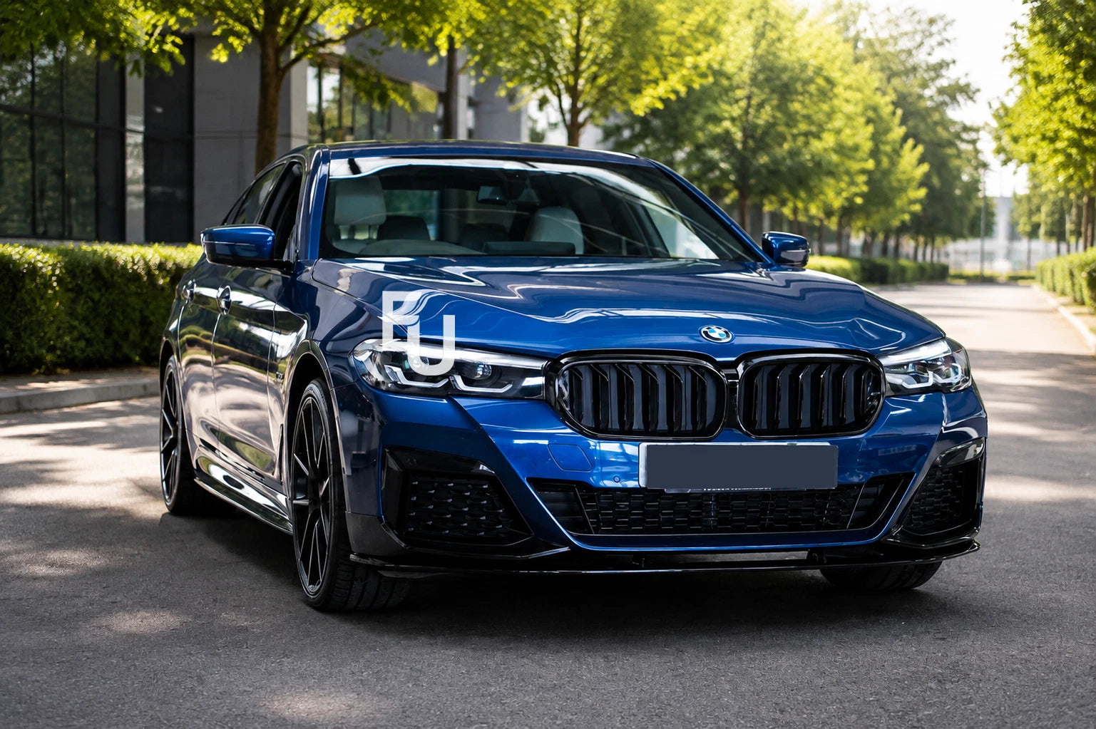 FOR BMW 5 SERIES G30 G31 M SPORT STYLE FRONT BUMPER COMPLETE GRILLS TRIMS 20-23