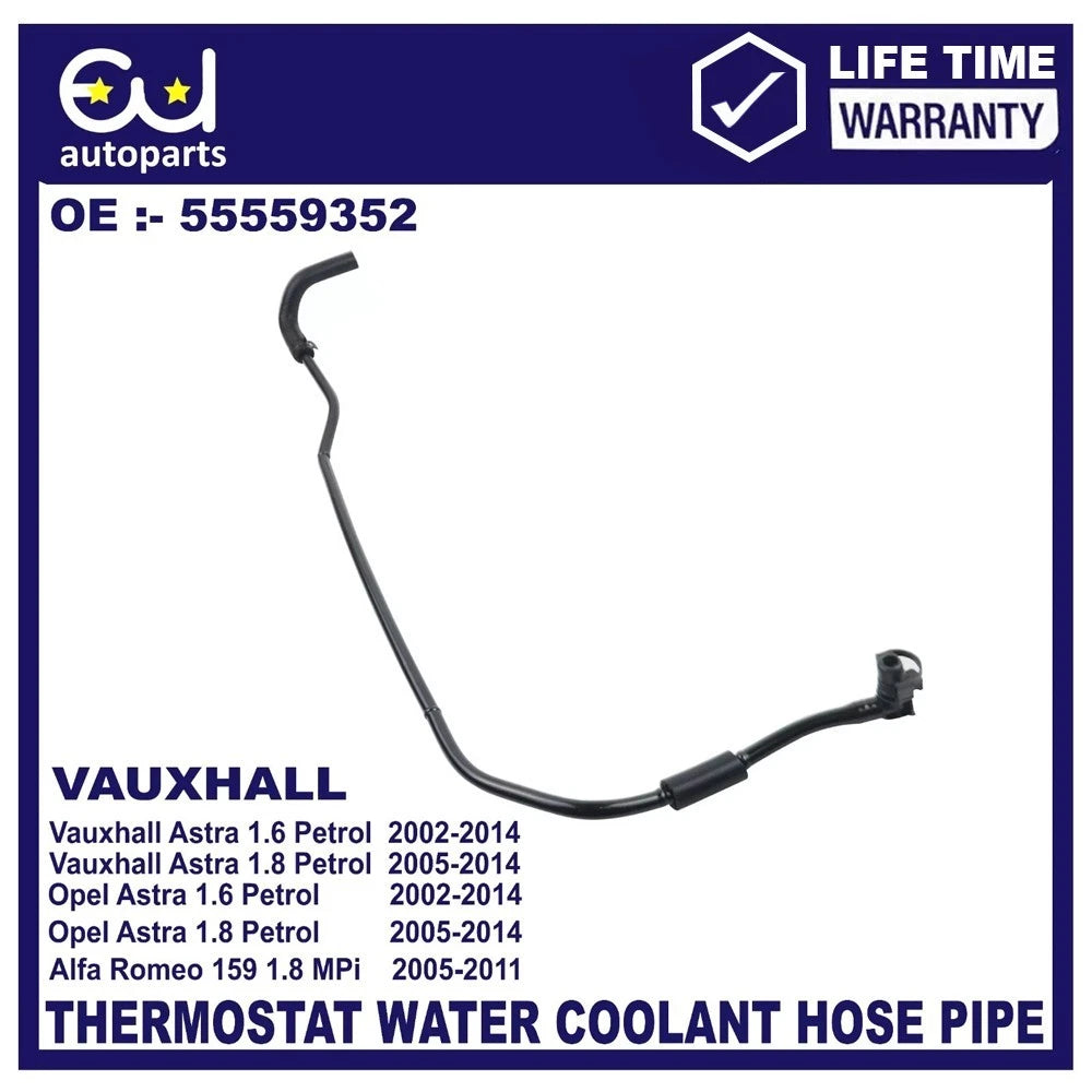 THERMOSTAT WATER COOLANT HOSEPIPE FITS FOR VAUXHALL ASTRA ZAFIRA INSIGNIA SIGNUM