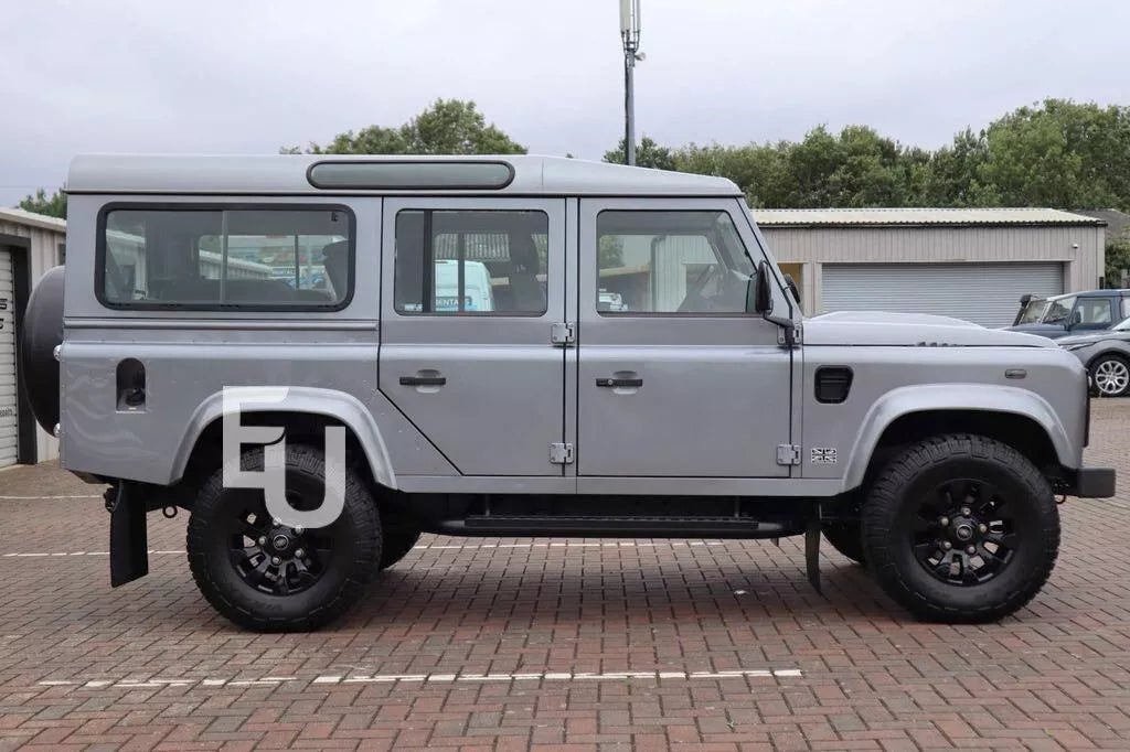 FOR LAND ROVER DEFENDER 110 L316 SIDE STEPS RUNNING BOARD BLACK FIRE & ICE STYLE