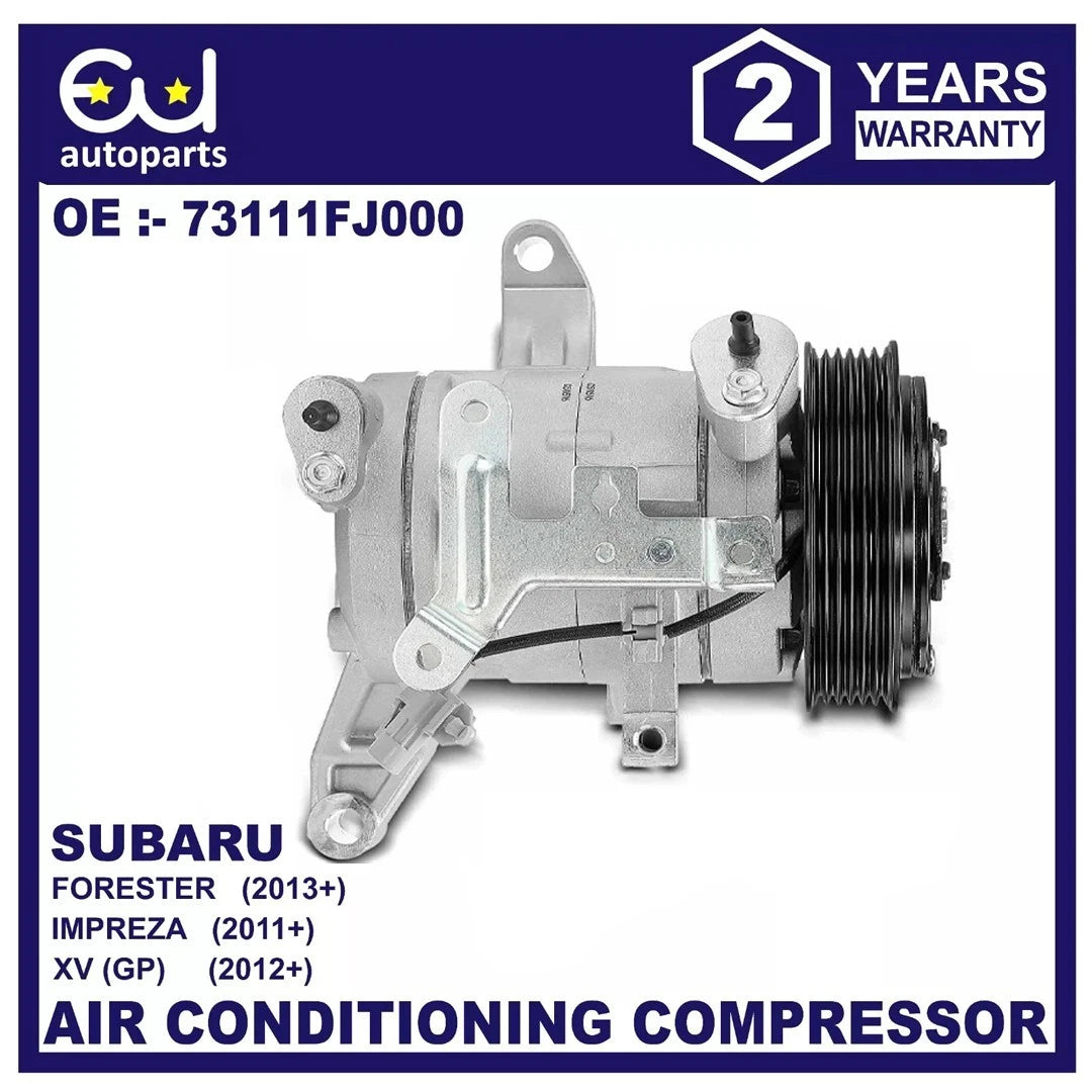 AIR CON COMPRESSOR AC FOR SUBARU FORESTER SJ IMPREZA GJ 1.6 2.0 2.5 73111FJ000