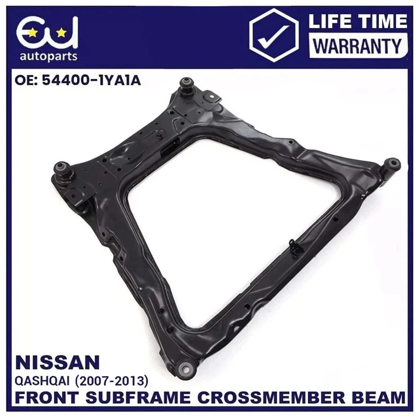 FRONT SUBFRAME CROSSMEMBER FOR NISSAN QASHQAI MK1 J10 NJ10 07-13 PETROL 1.6 2.0