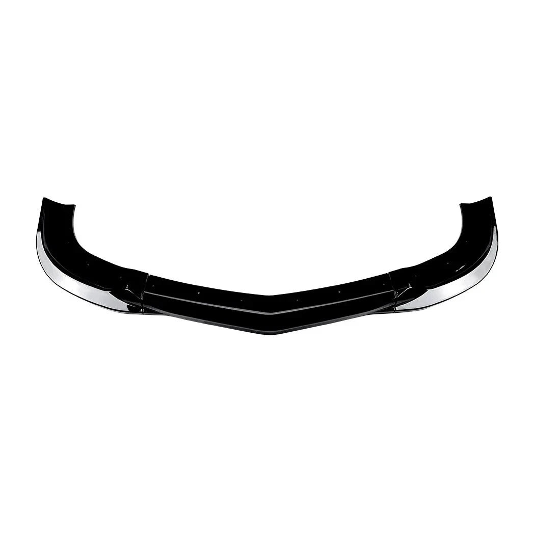 FOR MERCEDES BENZ C CLASS W204 C63 FRONT SPLITTER SPOILER LIP GLOSS BLACK 07-10