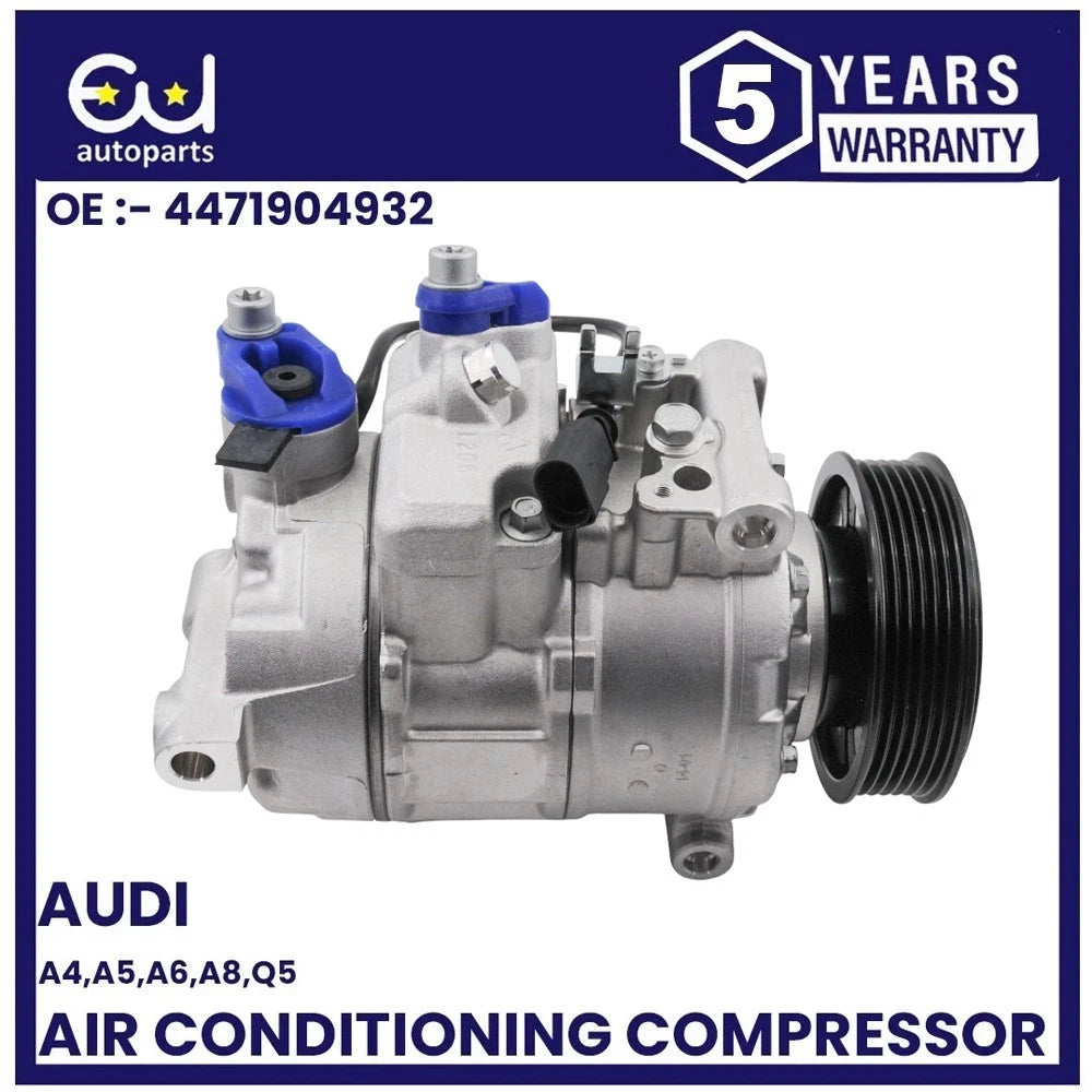 AIR CON AC COMPRESSOR PUMP FOR AUDI A4 B8 8K A5 8T A6 C5 A8 Q5 8RB DCP02014