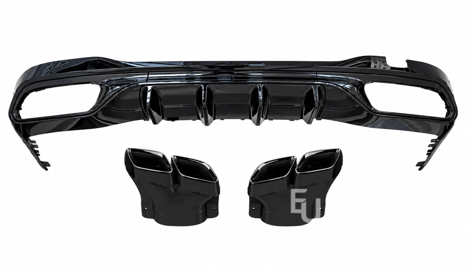 FOR MERCEDES C CLASS W206 C63 AMG REAR DIFFUSER LIP FRONT SPLITTER BODYKIT 2021+