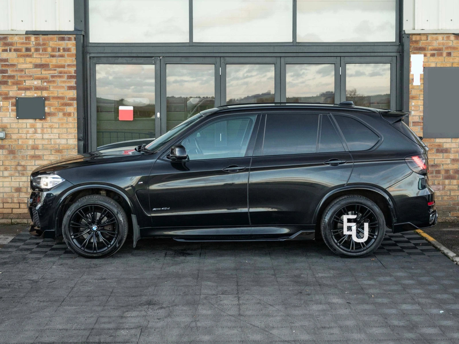 FOR BMW X5 F15 X6 F16 M SPORT SIDE SKIRTS EXTENSION BLADES LIP GLOSS BLACK 13-18