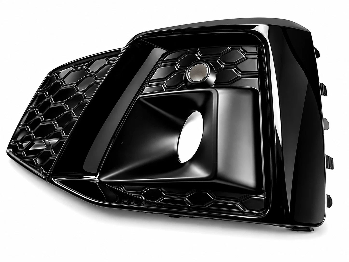 RS5 LOOK HONEYCOMB GRILLE FOG GRILL FOR AUDI A5 S5 B9.5 COUPE CABRIO HATCH 2020+