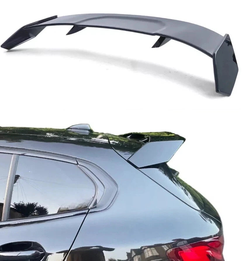 FOR BMW 1 SERIES F40 2019+ REAR ROOF LIP SPOILER WING MP STYLE GLOSS BLACK